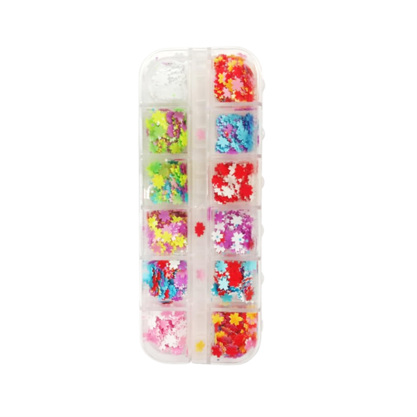 APLIQUES X12 FLORES  COLORES #04